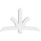 Ekena Millwork Davenport Architectural Grade PVC Gable Bracket, 72"W x 42"H x 6"D x 6"F, 14/12 Pitch GBP072X42X0606DAV00 - alternate 3